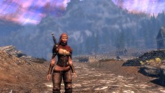 Landscapes Trees water Mountains Swords clothes the elder 