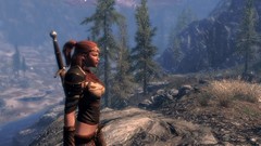 Landscapes Trees water Mountains Swords clothes the elder 