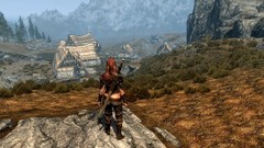 Landscapes Trees water Mountains Swords clothes the elder 