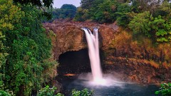 Landscapes Trees waterfalls