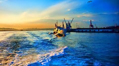 Landscapes Turkey Istanbul cities cityscapes