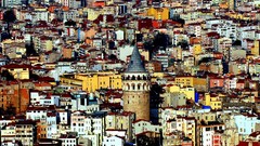 Landscapes Turkey Istanbul cities cityscapes Galata Tower 