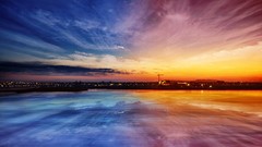 Landscapes view morning Montreal