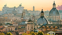 Landscapes view panorama Rome Italy cities italia roma