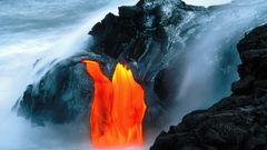 Landscapes Volcanoes lava rocks