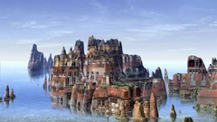 Landscapes water 3d artwork