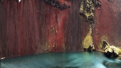 Landscapes water crater Europe Volcanoes iceland