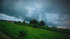 Landscapes water drops rain