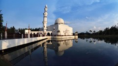 Landscapes water Islam architecture buildings mosques