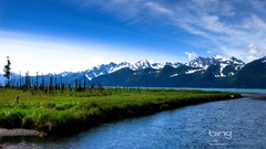 Landscapes water Mountains