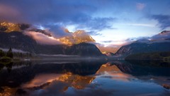 Landscapes water Mountains