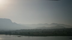 Landscapes water Mountains ocean