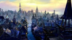 Landscapes water town cityscapes rooftops JRR Tolkien The 