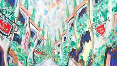 Landscapes watercolor paintings impressionist painting James 