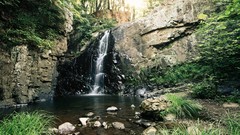 Landscapes waterfalls