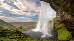 Landscapes waterfalls