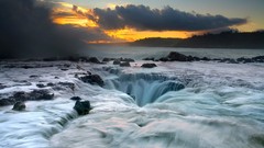 Landscapes waterfalls