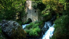 Landscapes waterfalls