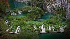 Landscapes waterfalls croatia lakes national park bing