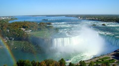 Landscapes waterfalls rainbows