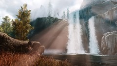 Landscapes waterfalls the elder scrolls v skyrim the elder 