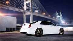 Landscapes white cars chrysler 300