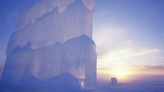 Landscapes white ice ice castle