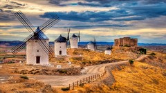 Landscapes windmills bra Villages farmhouse