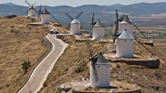 Landscapes windmills Spain national geographic