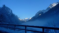 Landscapes winter fences landmark snow landscapes