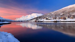 Landscapes winter Mountains