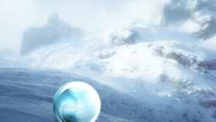 Landscapes winter snow futuristic