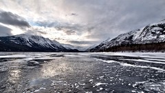 Landscapes winter snow-white