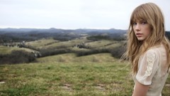 Landscapes woman Celebrity fields blondes taylor swift blue 