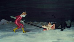 Landscapes woman paintings creepy artwork traditional art