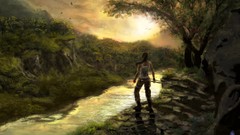 Landscapes woman tomb raider lara croft artwork video games