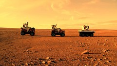 Landscapes yellow orange abstract