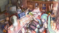 Laptops detached sleeves headphones