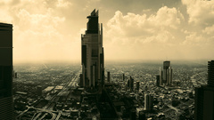 Large tower cityscapes sci-fi