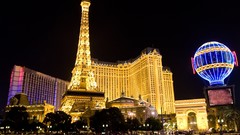 Las Vegas cityscapes night sky