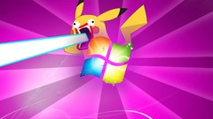 Lasers Pikachu Pokemon windows 7 microsoft windows