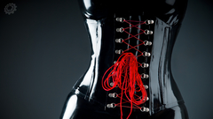 Latex corset