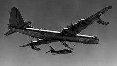Launch bomber monochrome United States Air Force B-36 