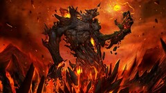 lava artwork fantasy art orange creature