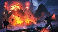Lava demons fantasy art