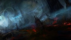 Lava rocks fantasy art