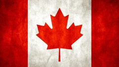Leaf red white Canada