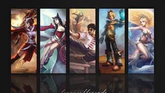 League of Legends ahri lee sin Janna the Storms Fury Akali 