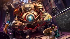 League of Legends blitzcrank fantasy art Heimerdinger
