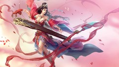 League of Legends fantasy art Sona